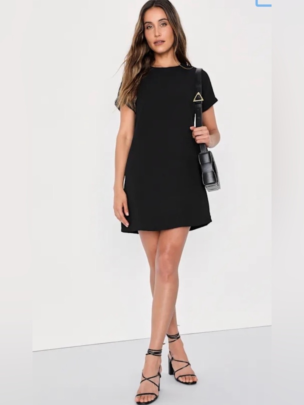 Lulu's Black Shift Dress